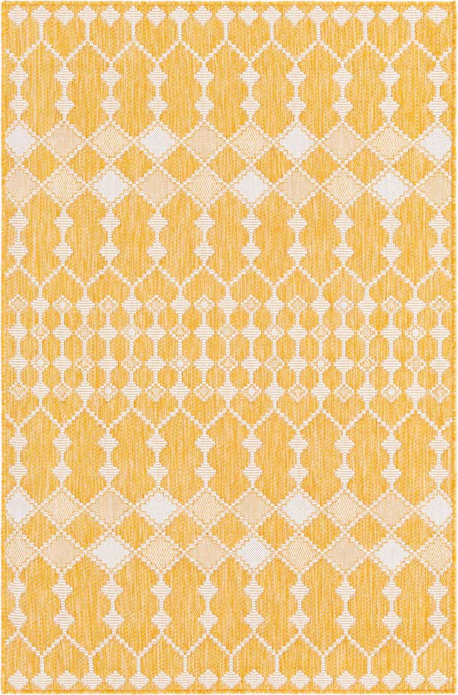 4' x 6' Easy-Clean Trellis Indoor / Outdoor Rug