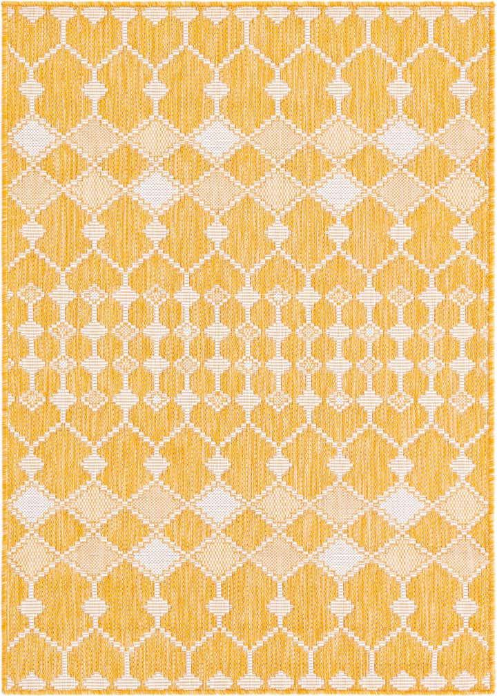 3' x 5' 3 Easy-Clean Trellis Indoor / Outdoor Rug