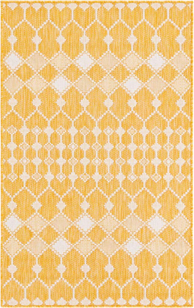 3' x 5' 3 Easy-Clean Trellis Indoor / Outdoor Rug