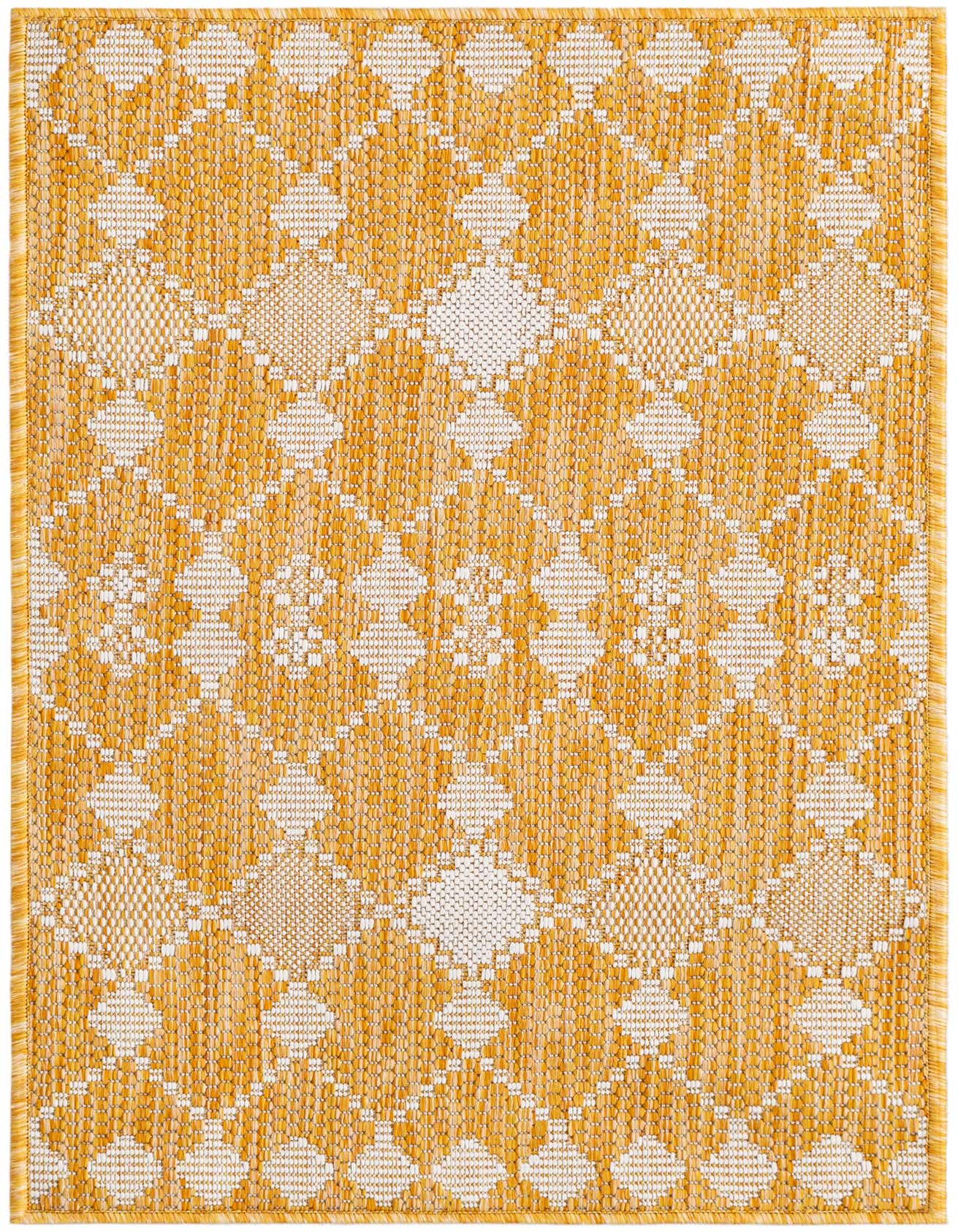 2' x 3' Easy-Clean Trellis Indoor / Outdoor Rug