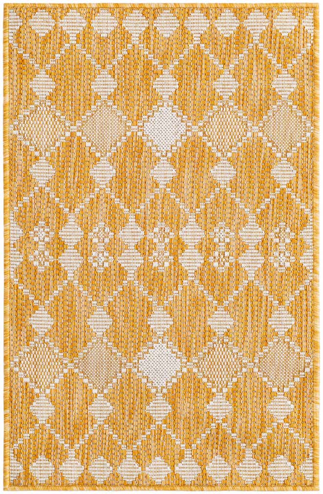 2' x 3' Easy-Clean Trellis Indoor / Outdoor Rug