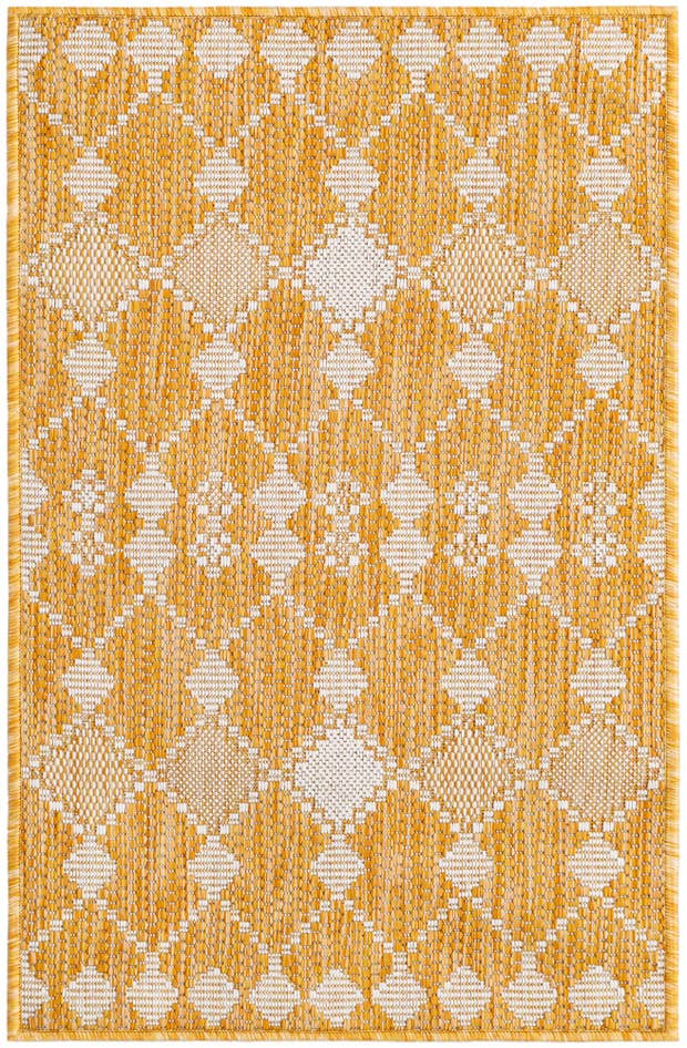 Detail image of 2' x 3' Easy-Clean Trellis Indoor / Outdoor Rug