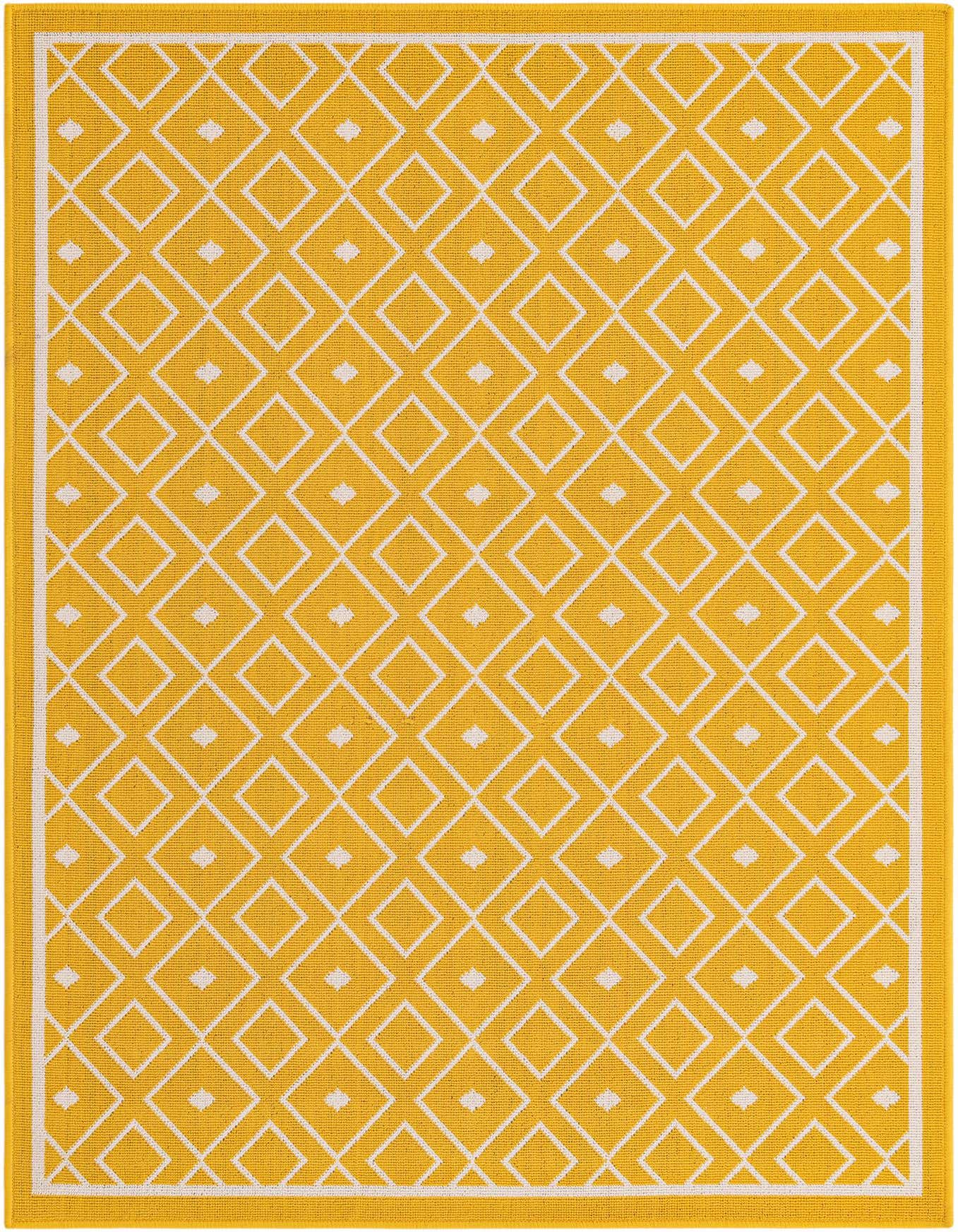 4' x 6' Easy-Clean Trellis Indoor / Outdoor Rug