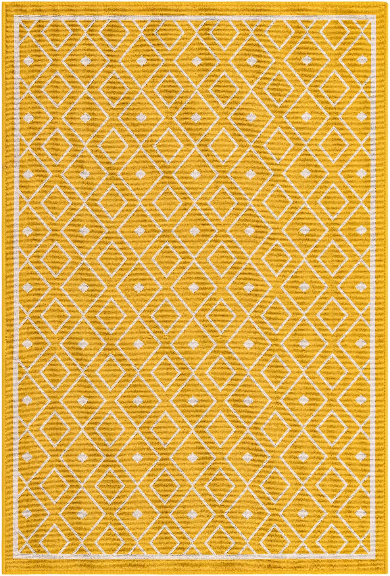 4' x 6' Easy-Clean Trellis Indoor / Outdoor Rug