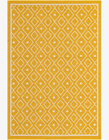4' x 6' Easy-Clean Trellis Indoor / Outdoor Rug