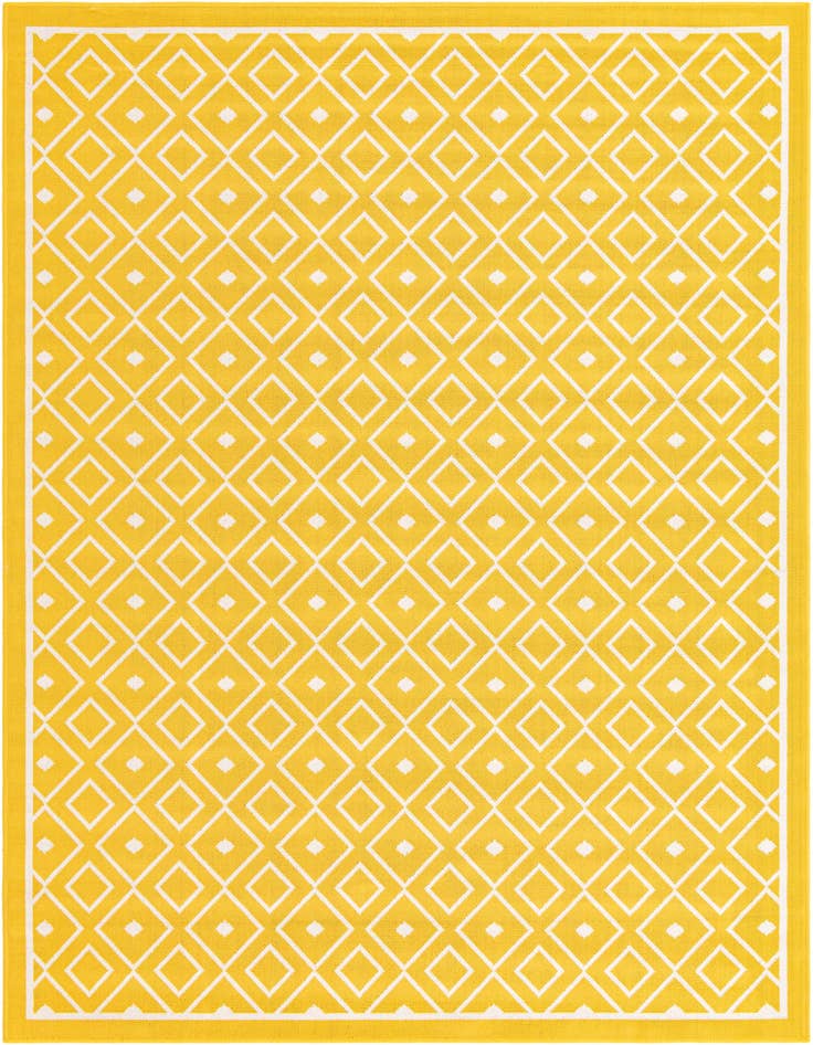Detail image of 6' x 9' Easy-Clean Trellis Indoor / Outdoor Rug