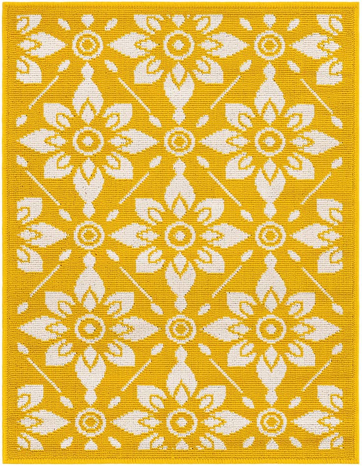 Detail image of 2' x 3' Easy-Clean Trellis Indoor / Outdoor Rug