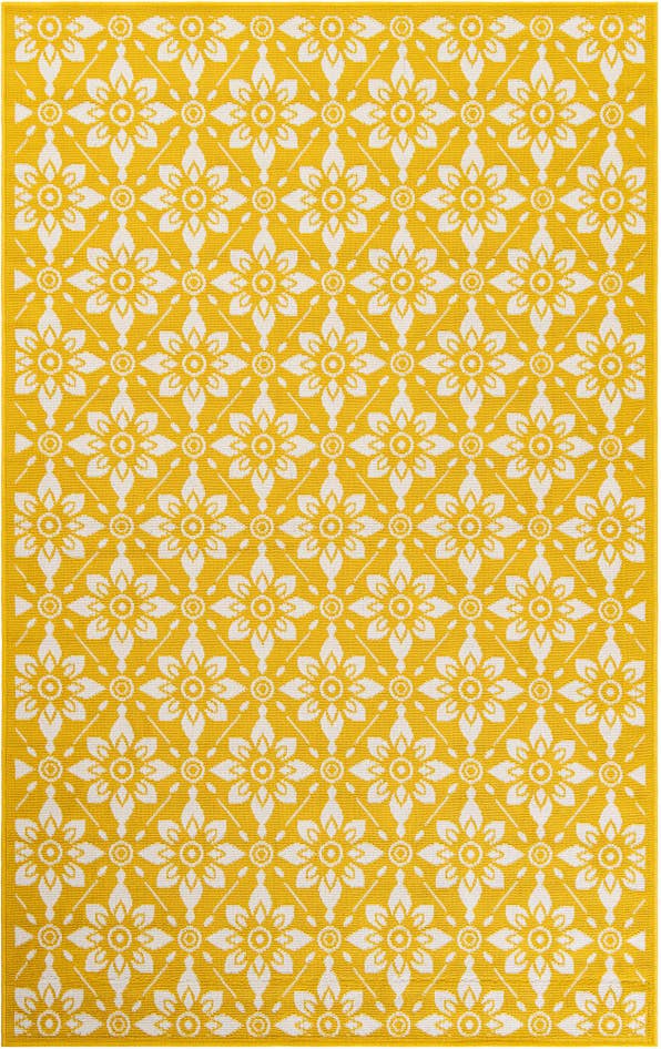 Detail image of 5' x 8' Easy-Clean Trellis Indoor / Outdoor Rug