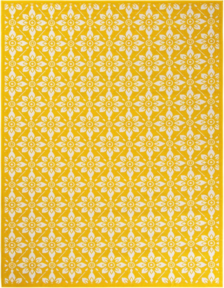 Detail image of 6' x 9' Easy-Clean Trellis Indoor / Outdoor Rug