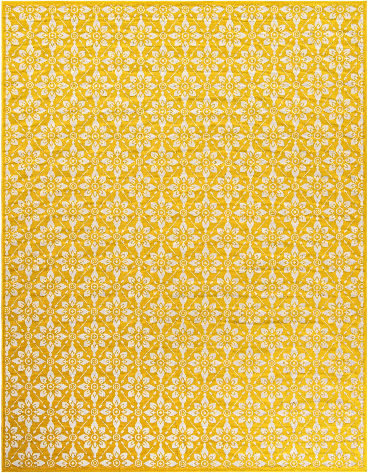 9' x 12' Easy-Clean Trellis Indoor / Outdoor Rug