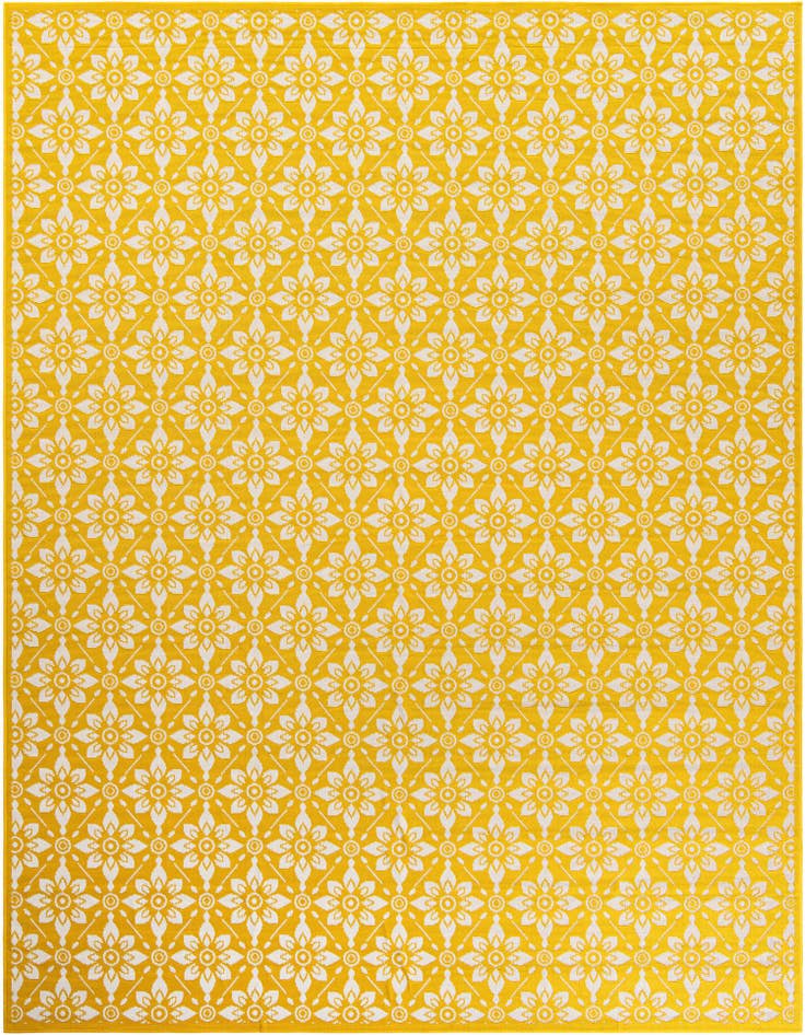 Detail image of 9' x 12' Easy-Clean Trellis Indoor / Outdoor Rug