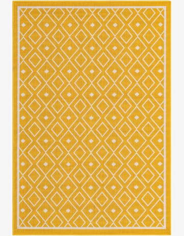 4' x 6' Easy-Clean Trellis Indoor / Outdoor Rug