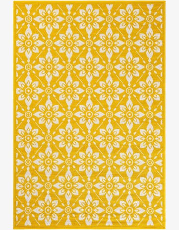 4' x 6' Easy-Clean Trellis Indoor / Outdoor Rug