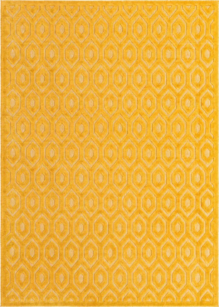 9' x 12' Easy-Clean Trellis Textured Indoor / Outdoor Rug