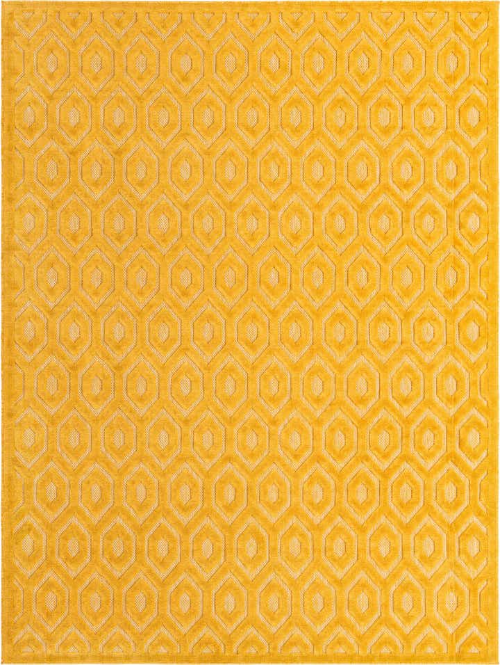 9' x 12' Easy-Clean Trellis Textured Indoor / Outdoor Rug