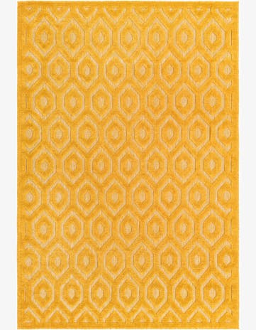 6' x 9' Easy-Clean Trellis Textured Indoor / Outdoor Rug