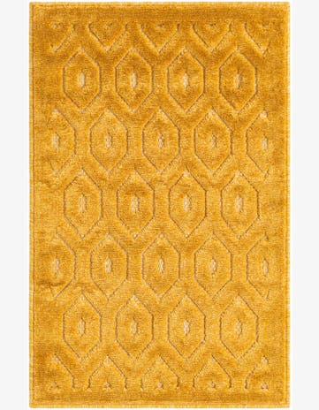 2' x 3' Easy-Clean Trellis Textured Indoor / Outdoor Rug