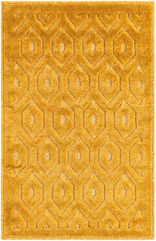 Detail image of 2' x 3' Easy-Clean Trellis Textured Indoor / Outdoor Rug