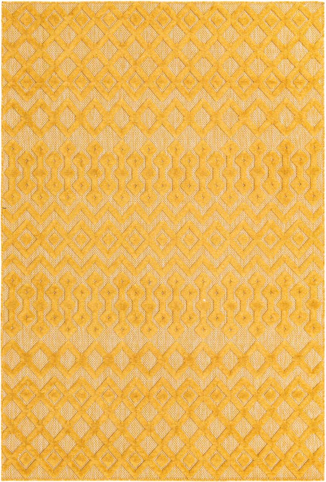 Detail image of 6' x 9' Easy-Clean Trellis Textured Indoor / Outdoor Rug