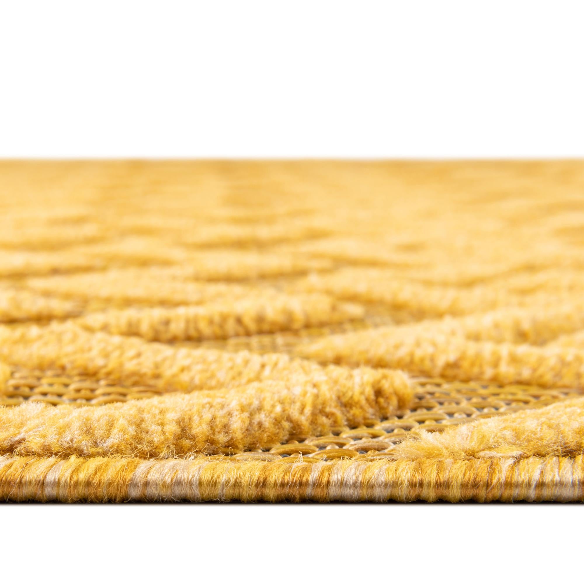9' x 12' Easy-Clean Trellis Textured Indoor / Outdoor Rug