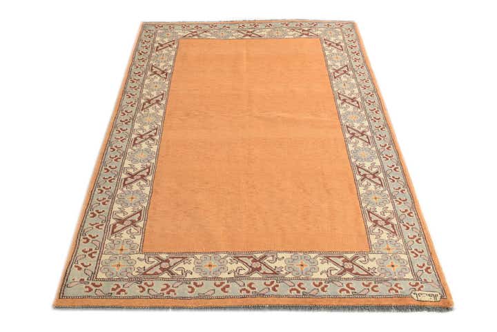 4' 3 x 5' 9 Hand Knotted Peshawar Ziegler Rug