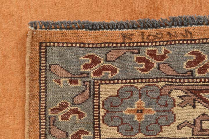 4' 3 x 5' 9 Hand Knotted Peshawar Ziegler Rug