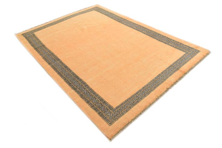 Detail image of 5' 8 x 8' Hand Knotted Peshawar Ziegler Rug