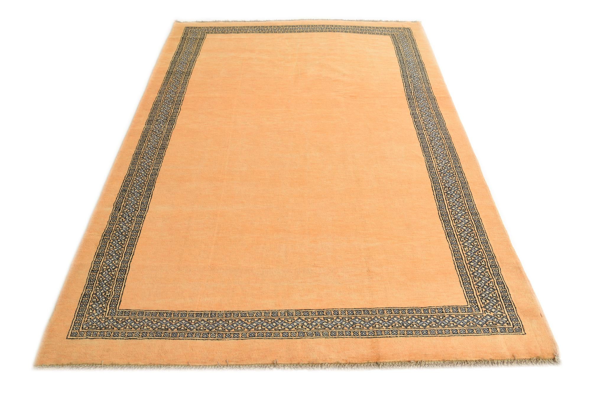 5' 8 x 8' Hand Knotted Peshawar Ziegler Rug