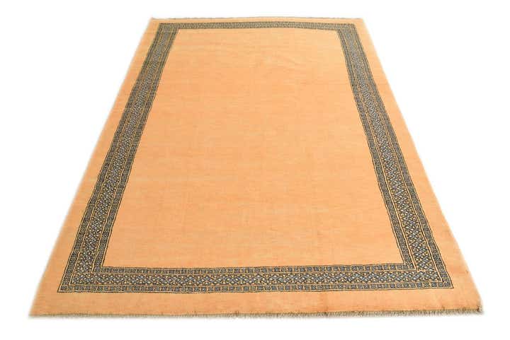 5' 8 x 8' Hand Knotted Peshawar Ziegler Rug