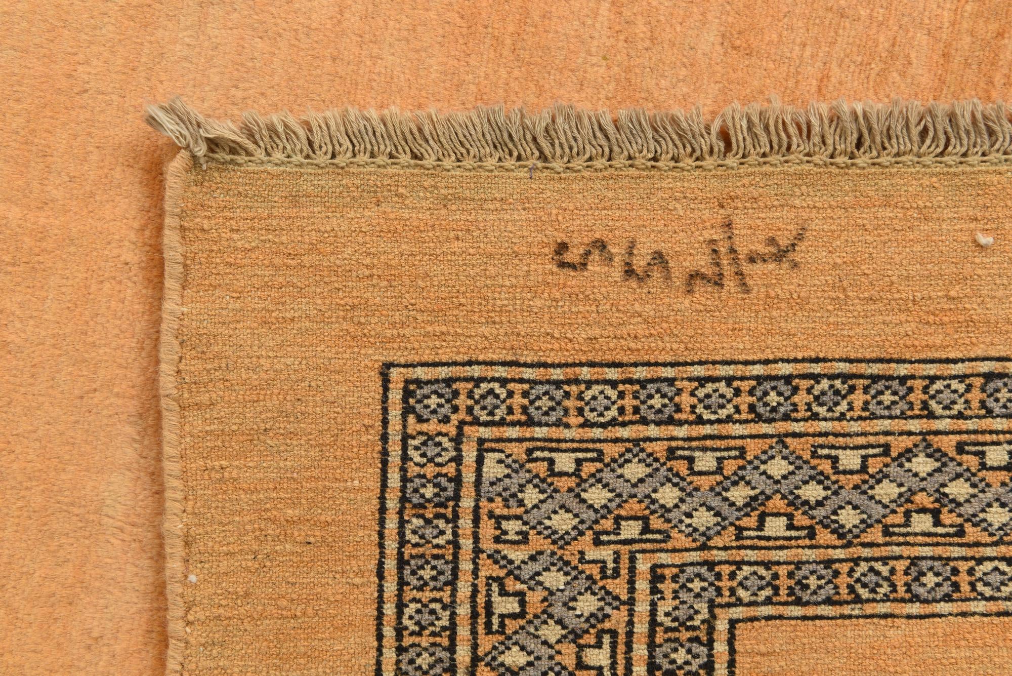 5' 8 x 8' Hand Knotted Peshawar Ziegler Rug