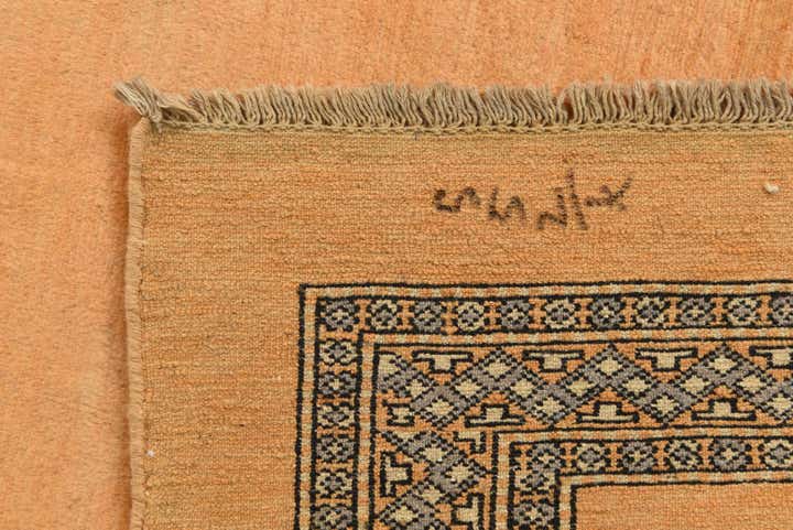 5' 8 x 8' Hand Knotted Peshawar Ziegler Rug