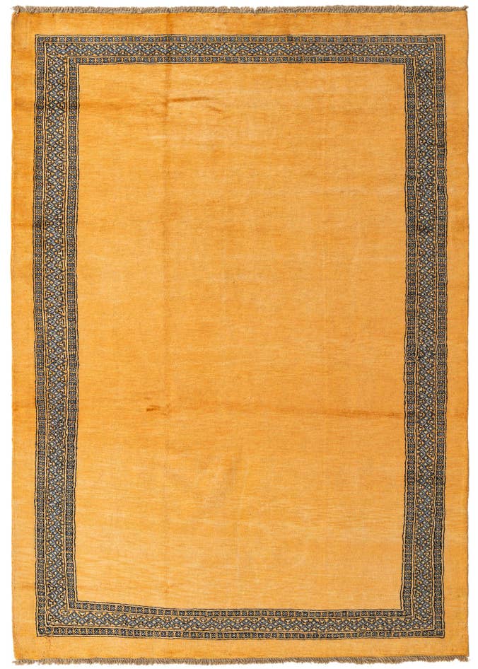 Detail image of 5' 8 x 8' Hand Knotted Peshawar Ziegler Rug