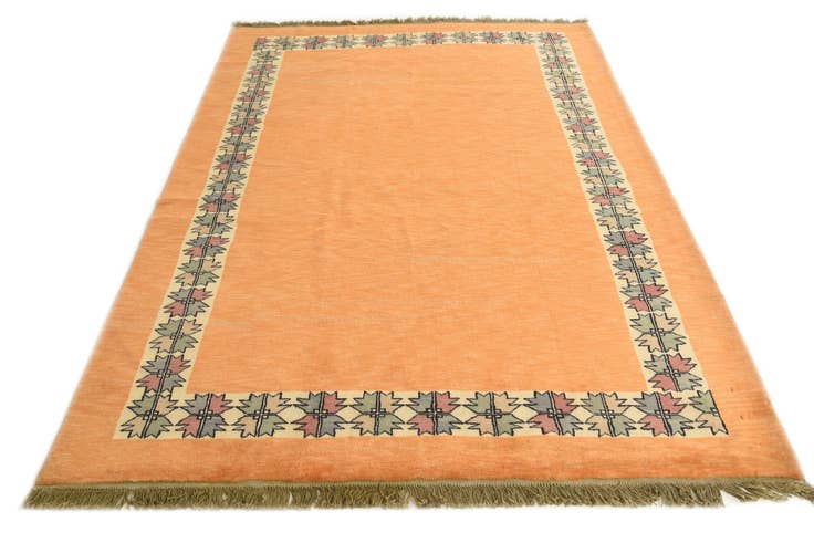 Detail image of 5' 9 x 8' 1 Hand Knotted Peshawar Ziegler Rug