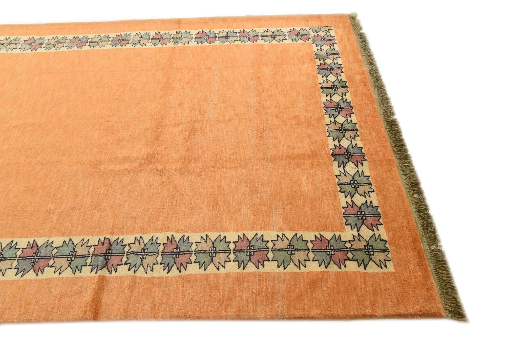 5' 9 x 8' 1 Hand Knotted Peshawar Ziegler Rug