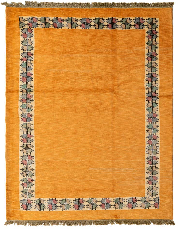 Detail image of 5' 9 x 8' 1 Hand Knotted Peshawar Ziegler Rug