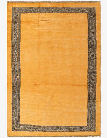 5' 8 x 8' Hand Knotted Peshawar Ziegler Rug