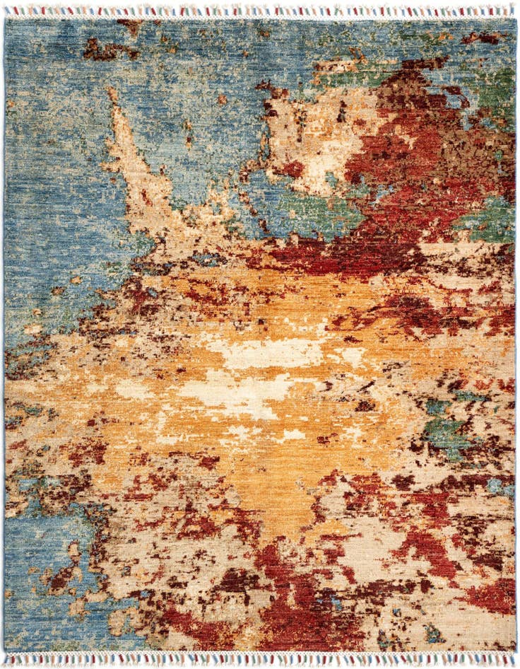 Detail image of 5' 2 x 6' 5 Rubin Wool Rug
