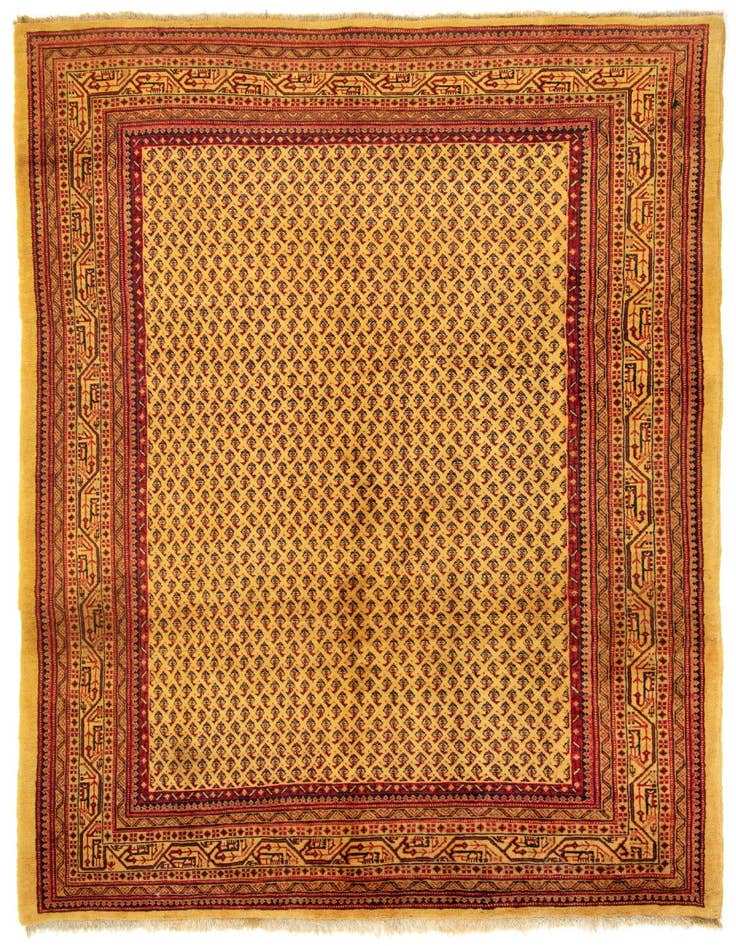 Detail image of 7' 1 x 11' 4 Hand Knotted Sarough Persian Wool Rug