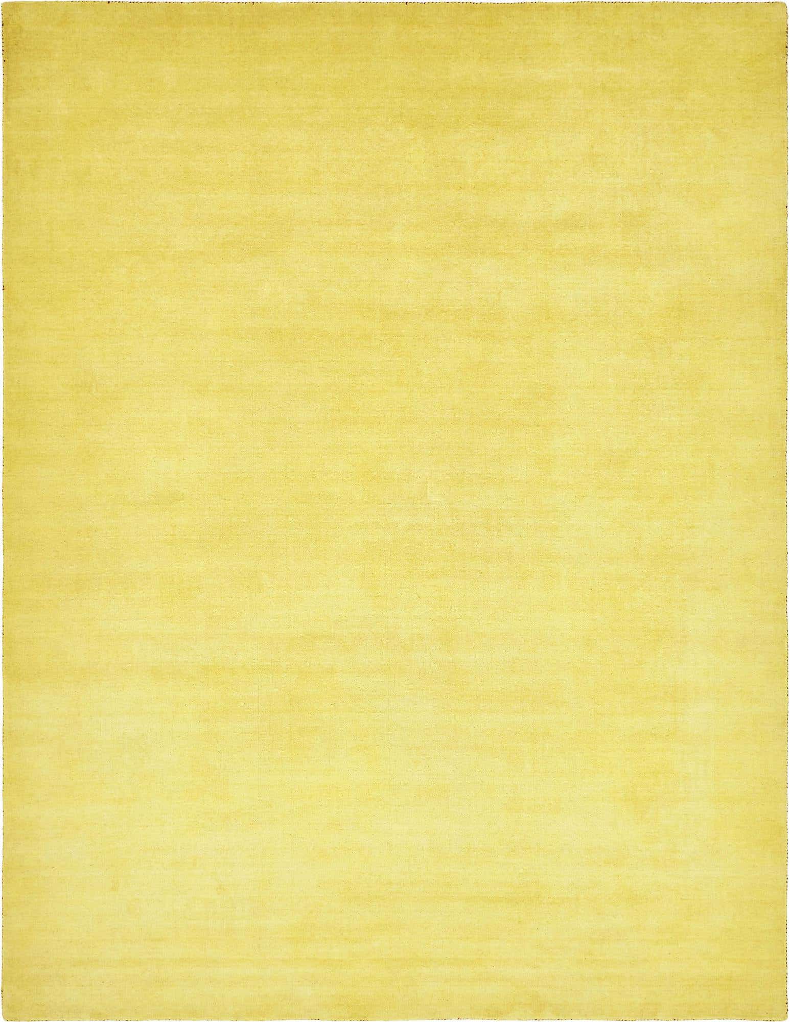 9' 10 x 13' 1 Hand Knotted Solid Gabbeh Wool Rug