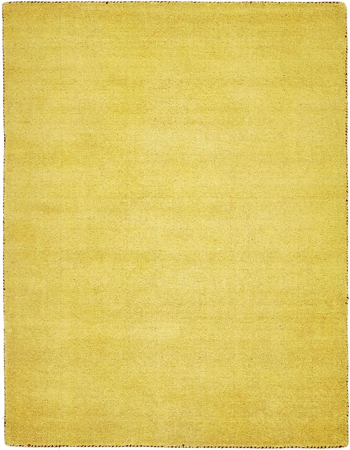 4' x 6' Solid Gabbeh Wool Rug