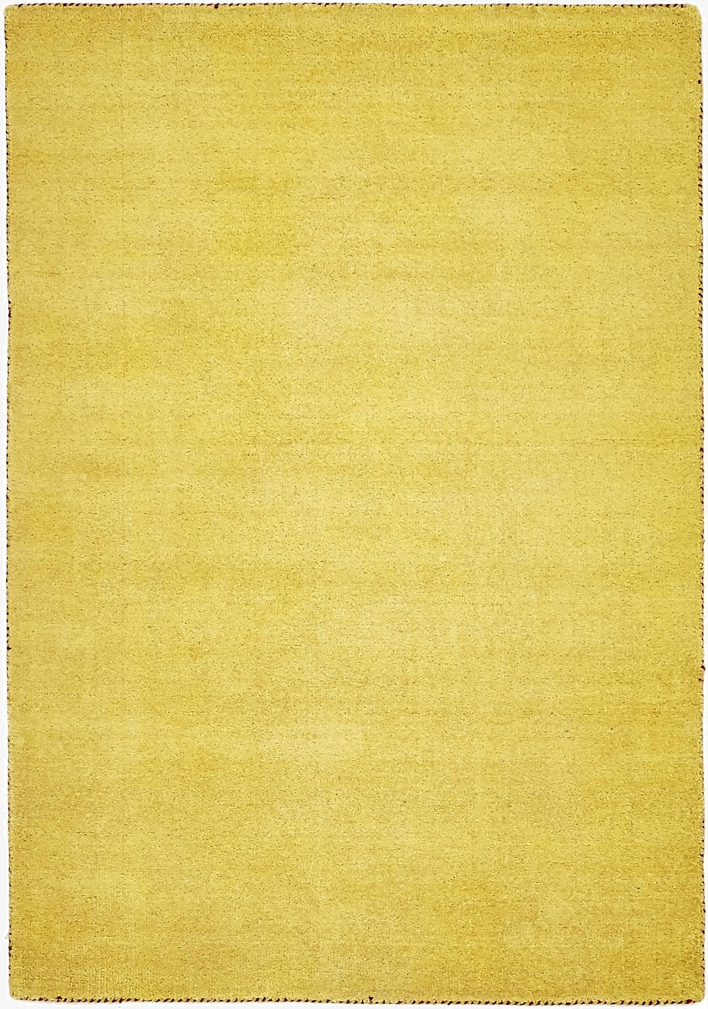 4' x 6' Solid Gabbeh Wool Rug