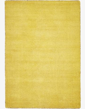 4' x 6' Solid Gabbeh Wool Rug