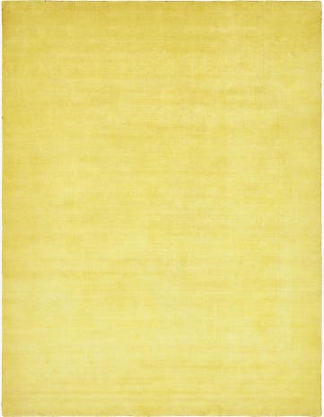 9' 10 x 13' 1 Hand Knotted Solid Gabbeh Wool Rug