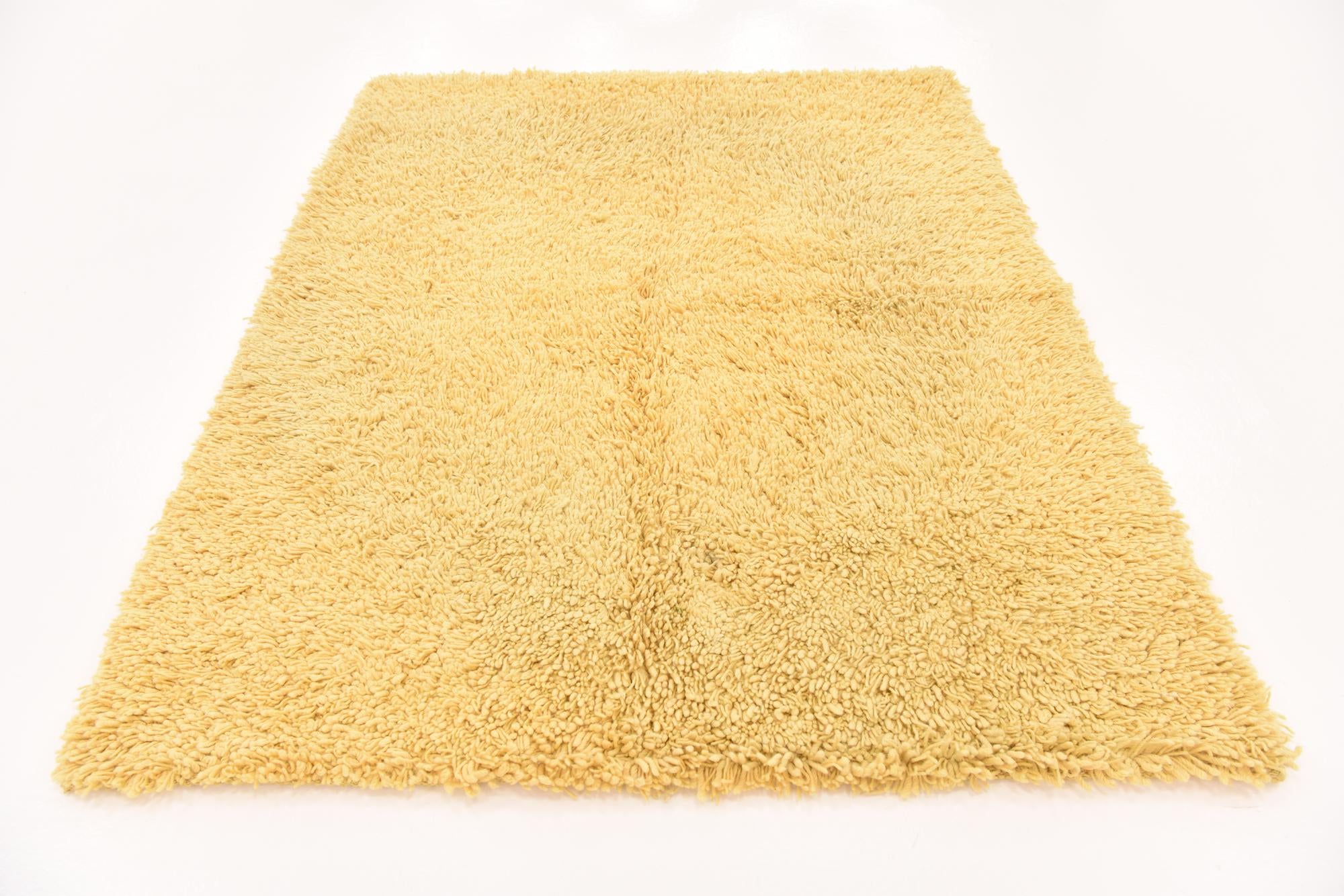 5' x 6' 3 Solid Shag Rug