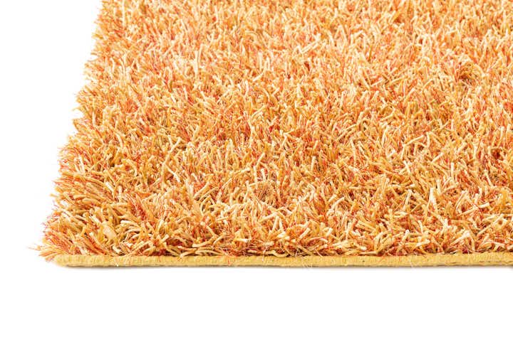 5' x 6' 7 Hand Knotted Solid Shag Rug