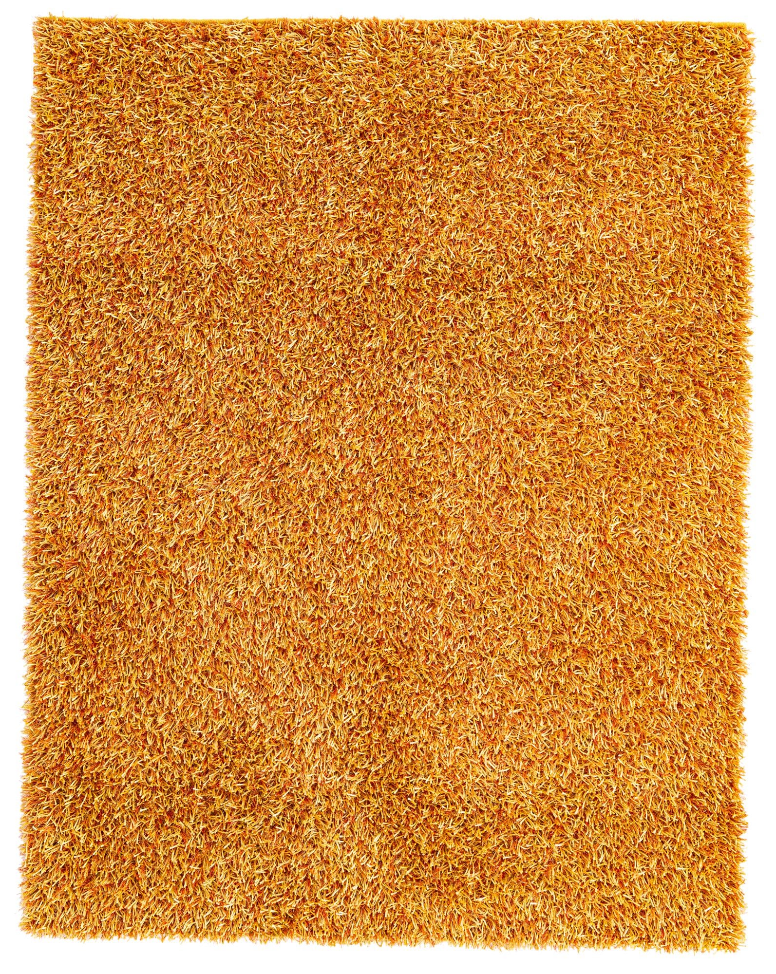 5' x 6' 7 Hand Knotted Solid Shag Rug