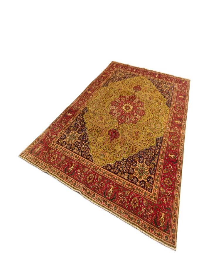 Detail image of 9' 4 x 13' 4 Tabriz Wool Rug