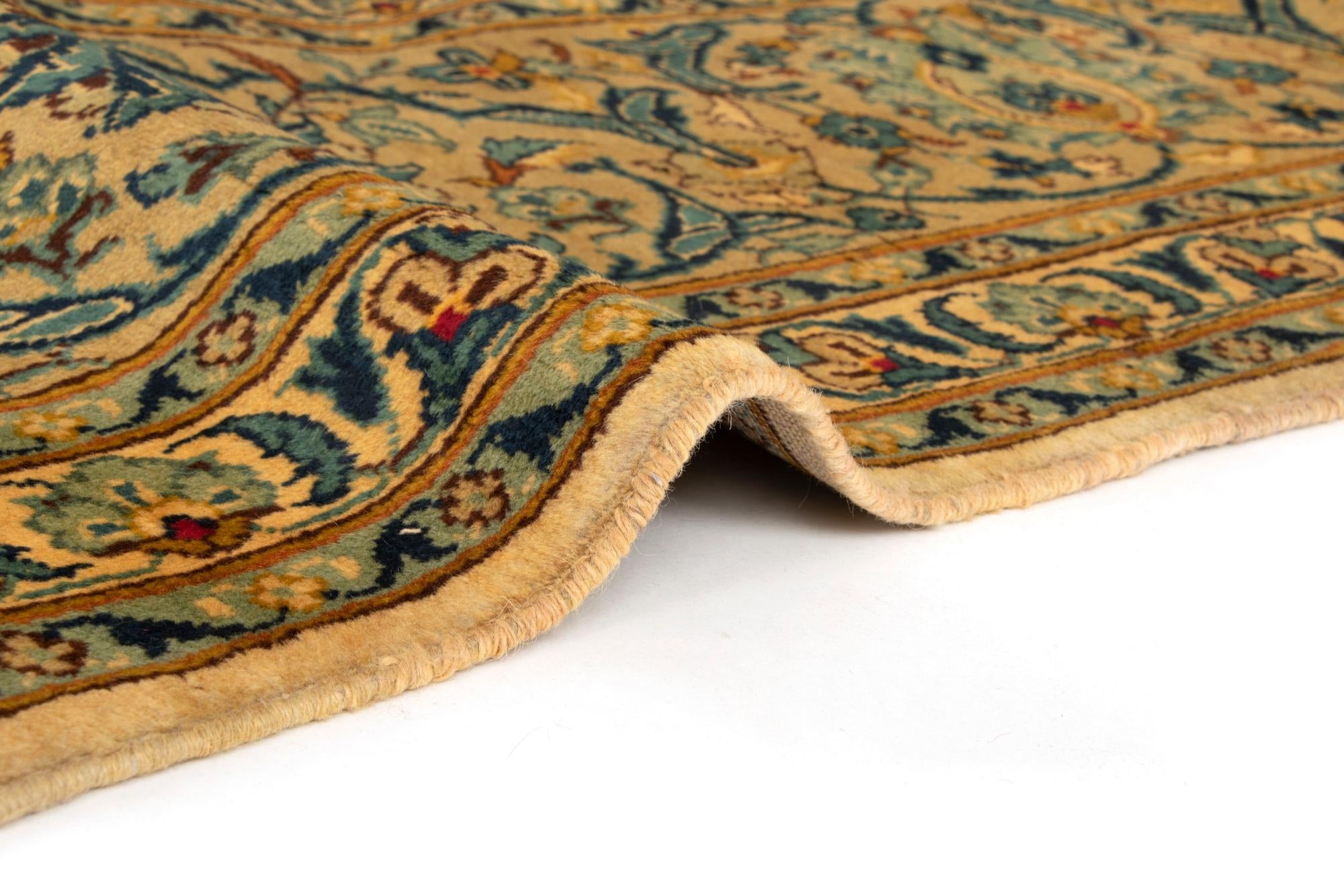 9' 11 x 13' 1 Hand Knotted Tabriz Persian Wool Rug