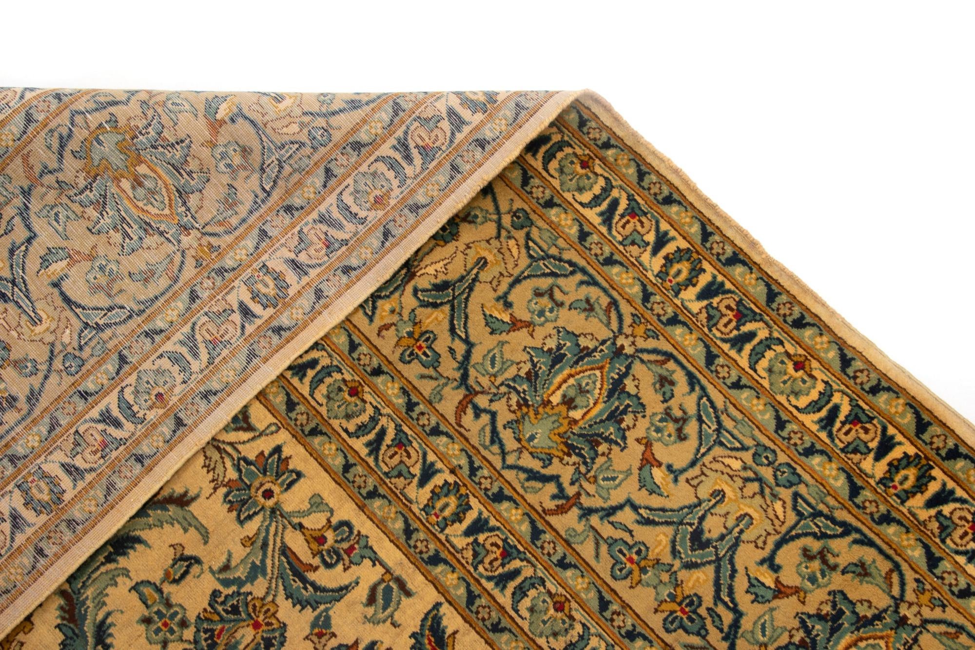 9' 11 x 13' 1 Hand Knotted Tabriz Persian Wool Rug