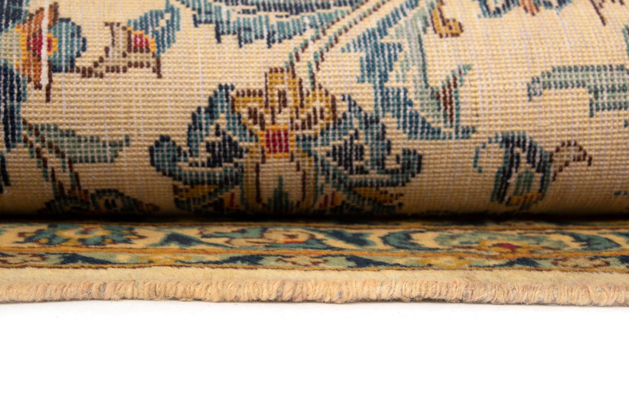 9' 11 x 13' 1 Hand Knotted Tabriz Persian Wool Rug